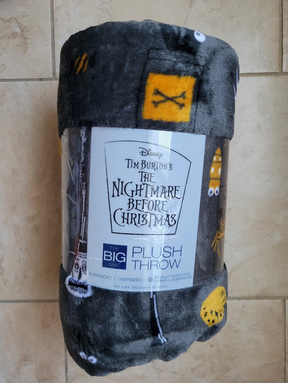 Disney The Nightmare Before Christmas Plush Throw/Blanket
